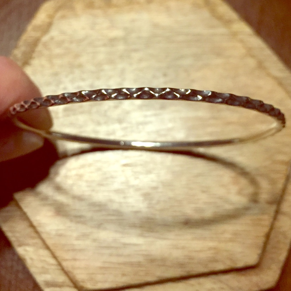 Pandora “Liquid Silver” Bangle